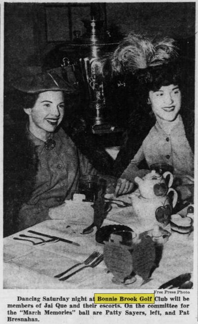 Bonnie Brook Golf Course - Feb 27 1947 High Society